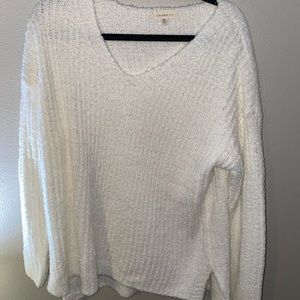 Soft Chunky White Sweater. Size M/L. Never worn.